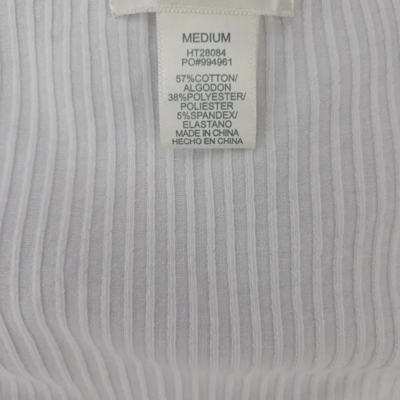 Bozzolo White Short Sleeve Women's Top - Picture 4 of 4